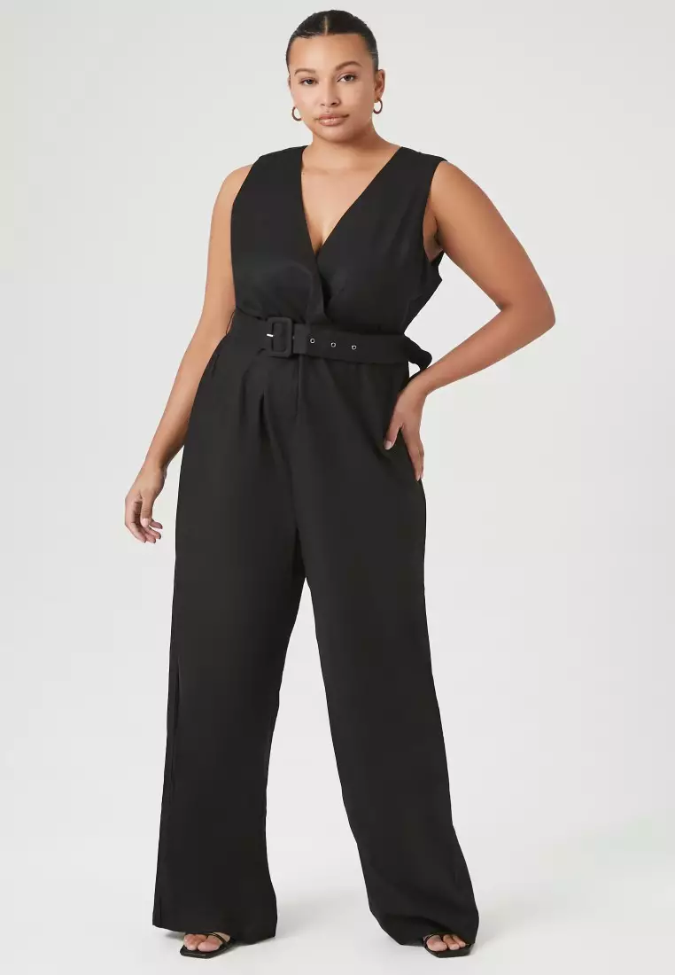Sleeveless jumpsuit forever 21 clearance