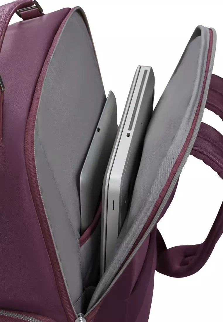 KARISSA EVO ROUND BACKPACK 15.6" - BURGUNDY