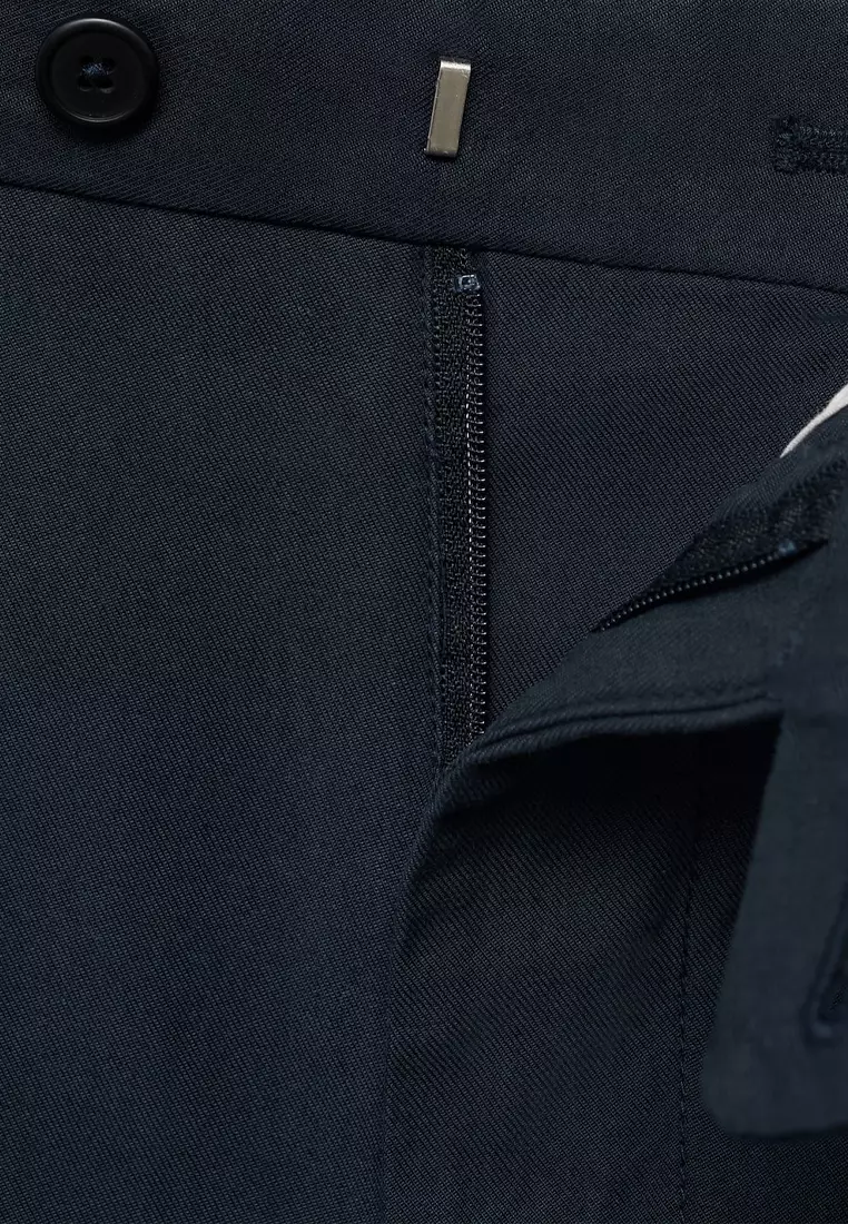 Tapered Crop Trousers