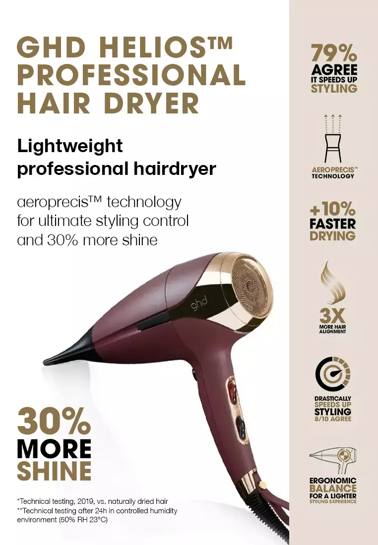 GHD HELIOS™ PROFESSIONAL HAIR DRYER IN PLUM