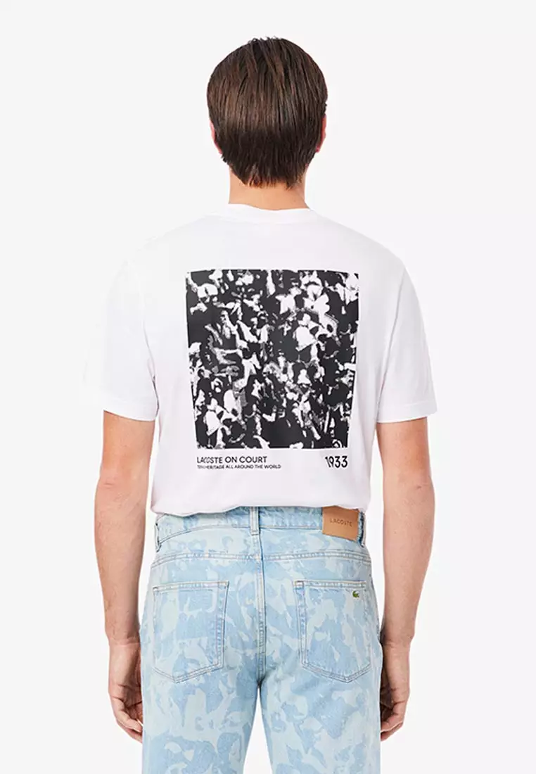 Print Motif Jersey T-shirt