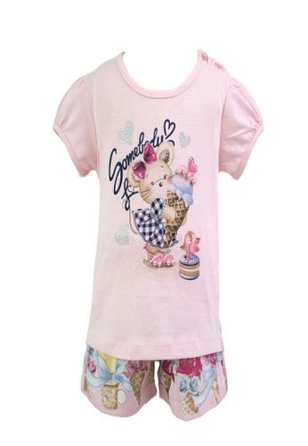Jual Mini Zo Aura Baby Girl Top Bottom Set Pink Original Zalora Indonesia
