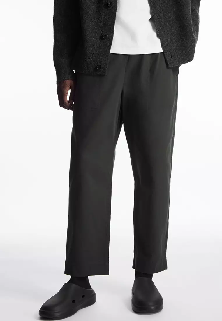 Buy COS Elasticated Twill Trousers Online