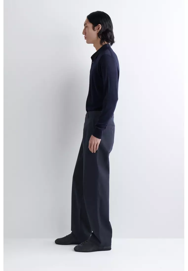 COTTON REGULAR-FIT STRAIGHT-LEG CHINOS