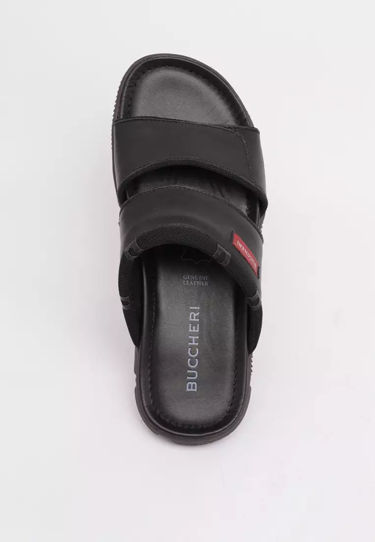 Buccheri Alvino Sandals Pria Black