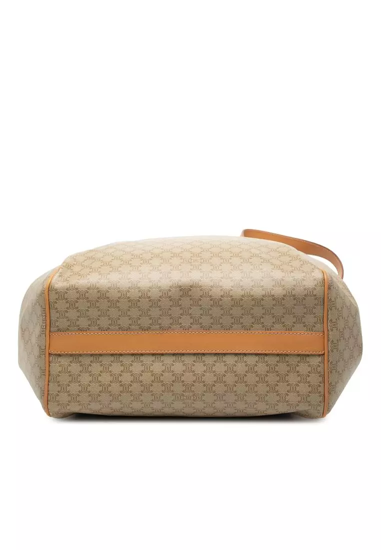 Pre-Loved Celine Macadam Coated Canvas Tote