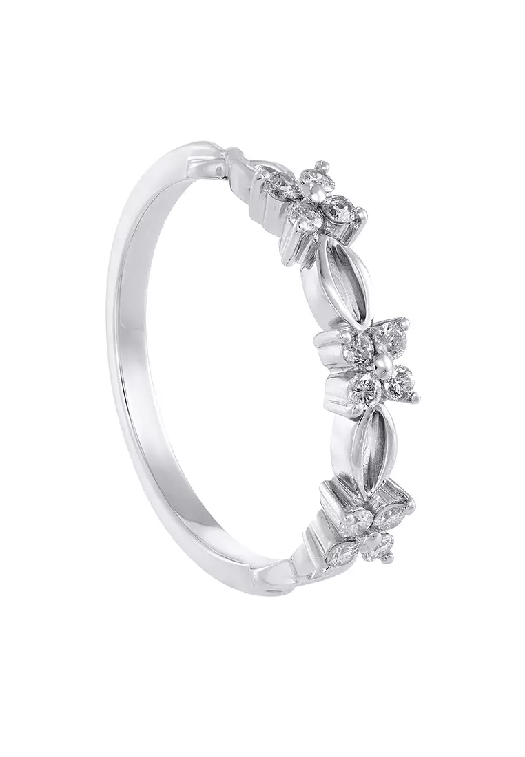 HABIB CHIC | Round Diamond Ring in 375/9K White Gold 267561223(WG)