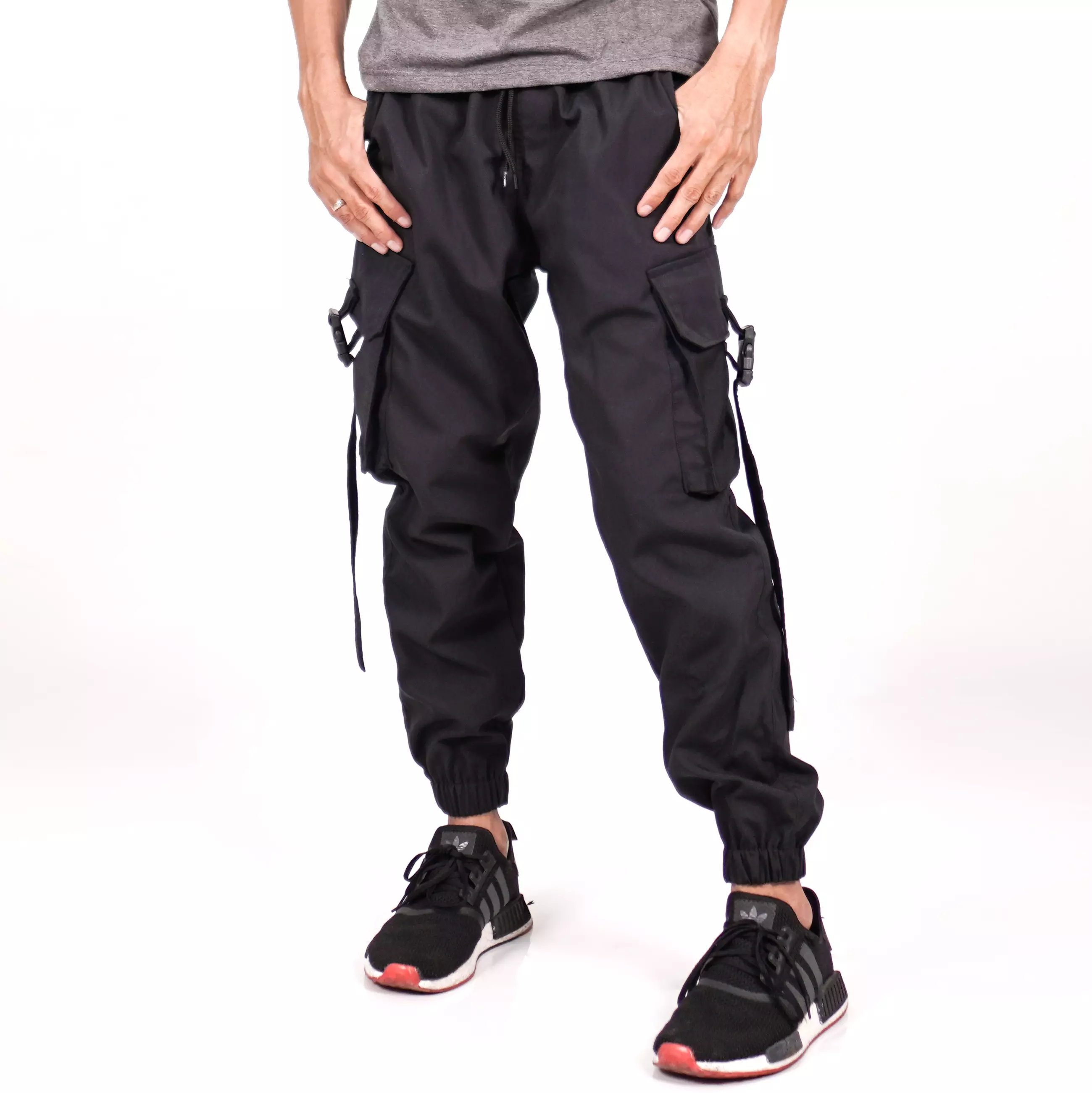 OKECHUKU Arthur Celana Hypebeast Celana Cargo Jogger Cargo Pants Pria