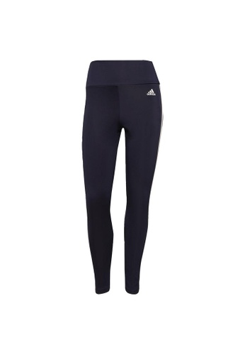 ADIDAS blue Designed to Move High-Rise 3-Stripes 7/8 Sport Leggings F56D7AA9581508GS_1