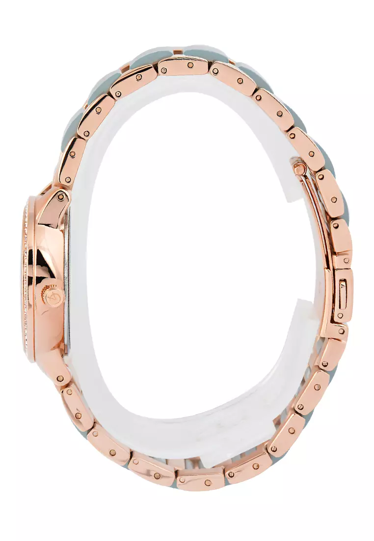 Alexandre Christie 2A94 BFBRGRGDG Jam Tangan Wanita - Rosegold Grey - Stainless Steel