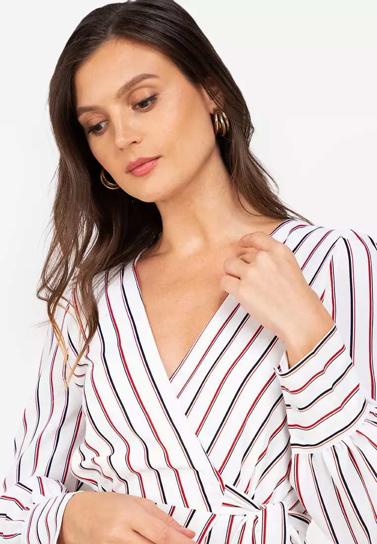 Buy ZALORA WORK Long Wrap Dress 2023 Online ZALORA Philippines