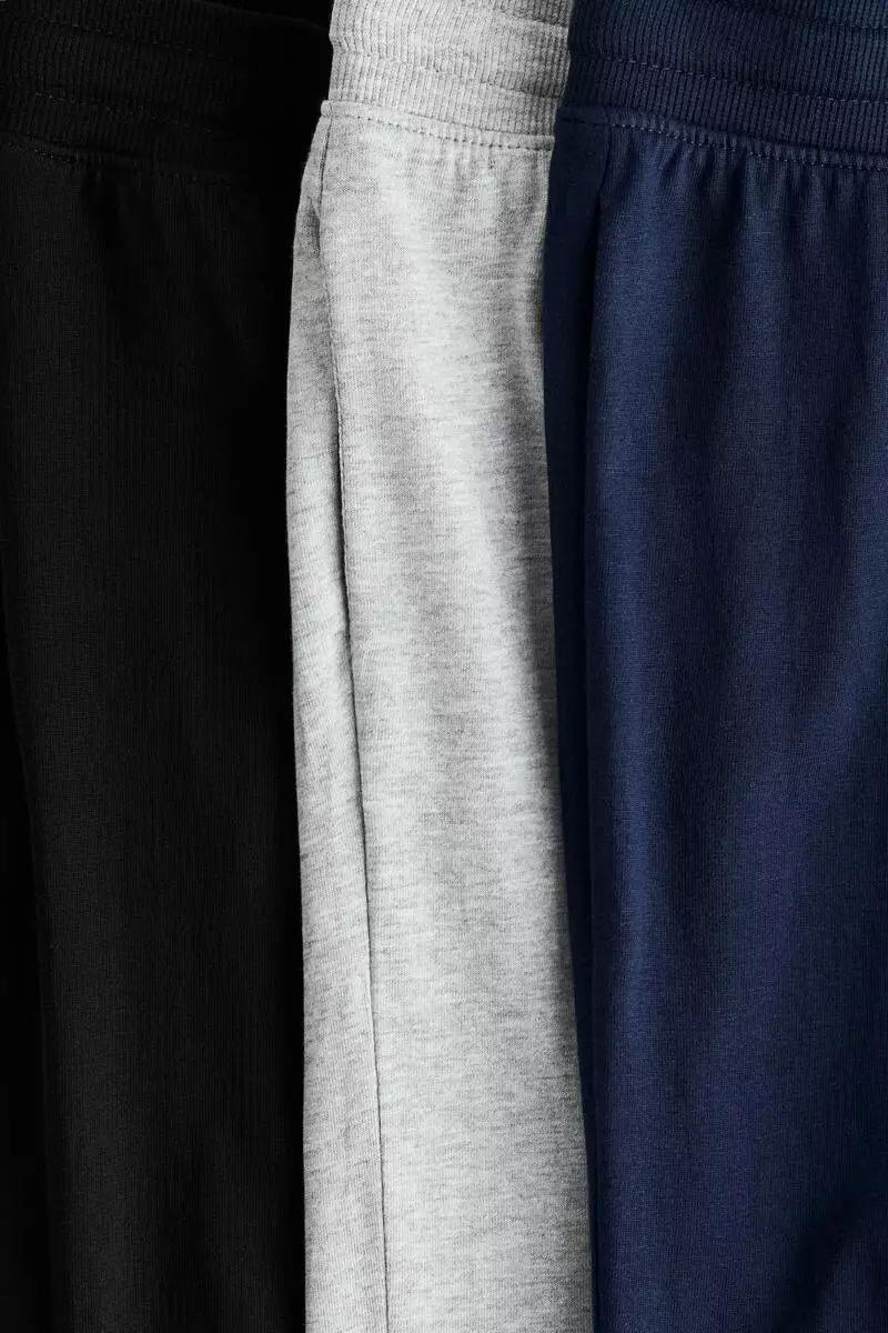 3-pack cotton jersey joggers