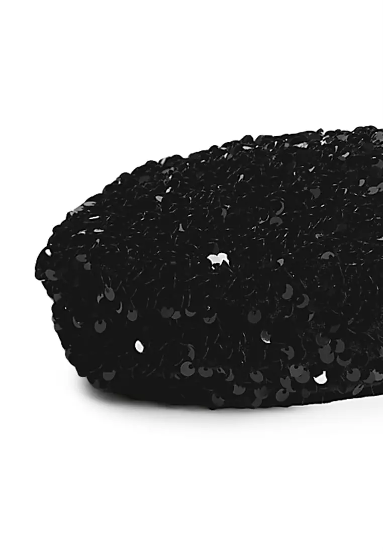 Sequin Beret Hat
