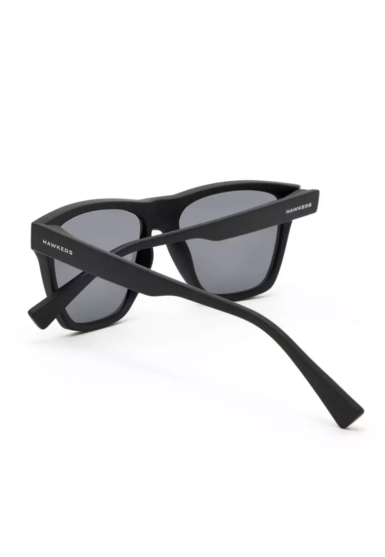 HAWKERS Black Dark ONE LS Sunglasses for Men and Women, Unisex UV400 Protection Official Product Designed in Spain