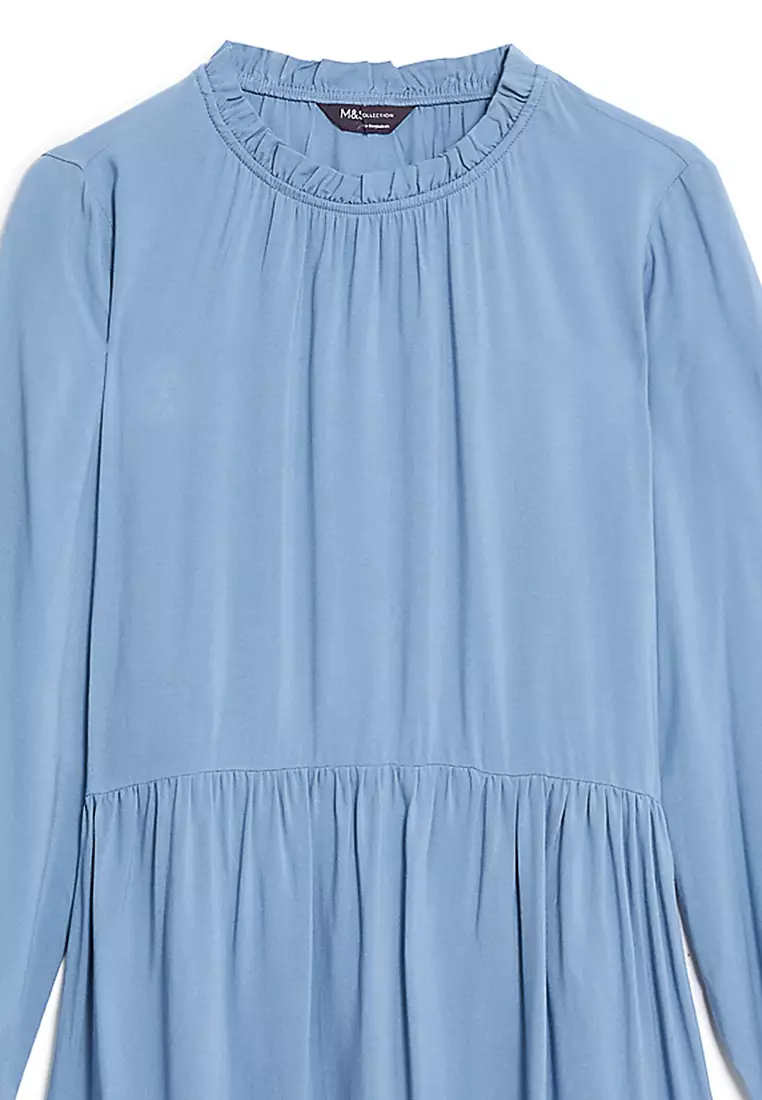 Funnel Neck Mini Dress