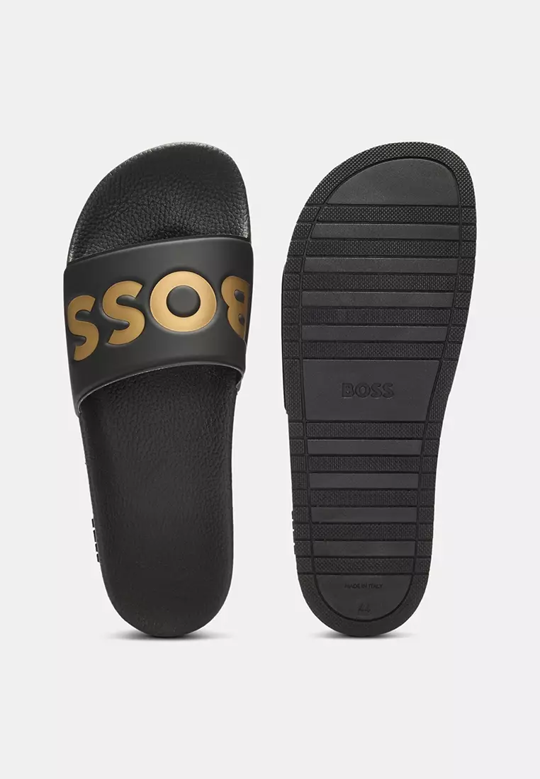 Logo Slide Sandals - BOSS Business