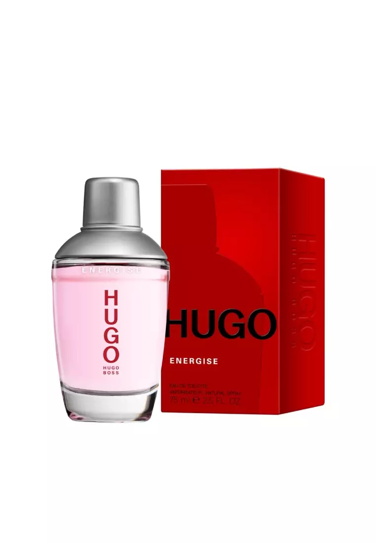 HUGO Energise Eau De Toilette Spray 75ml - Kumquat, Juniper Berry, Jacaranda Wood - EDT Perfume EDT For Men (Male Perfume) | Fragrance for Men