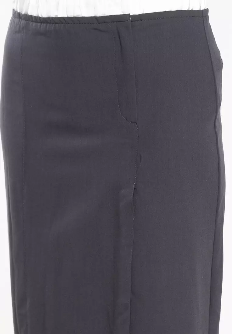 Slit Midi Skirt