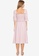 ZALORA BASICS pink Square Neck Midi Dress 96CA9AA204185EGS_2