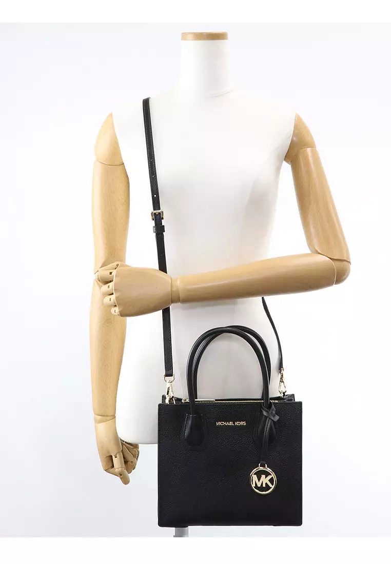 Mercer Medium Messenger Crossbody Bag - Black