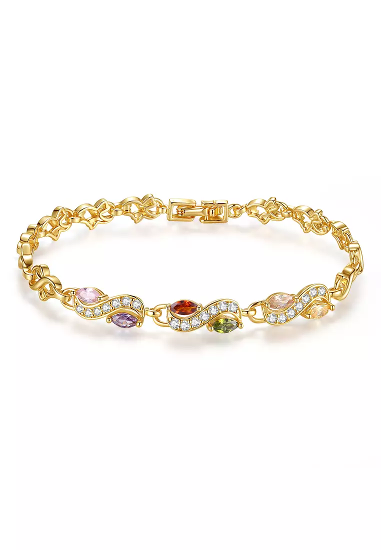 Gelang Wanita B004 Korea Titanium Original Anti Luntur Perhiasan Cewek