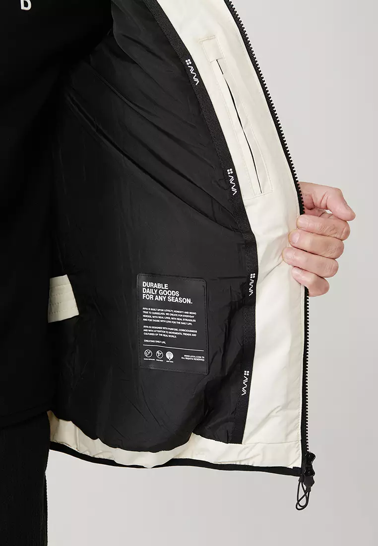 Long Sleeves Zip Hooded Jacket