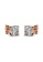 Her Jewellery gold SweetHeart Earrings (Rose Gold) - Made with premium grade crystals from Austria 62A5CAC61004A0GS_2