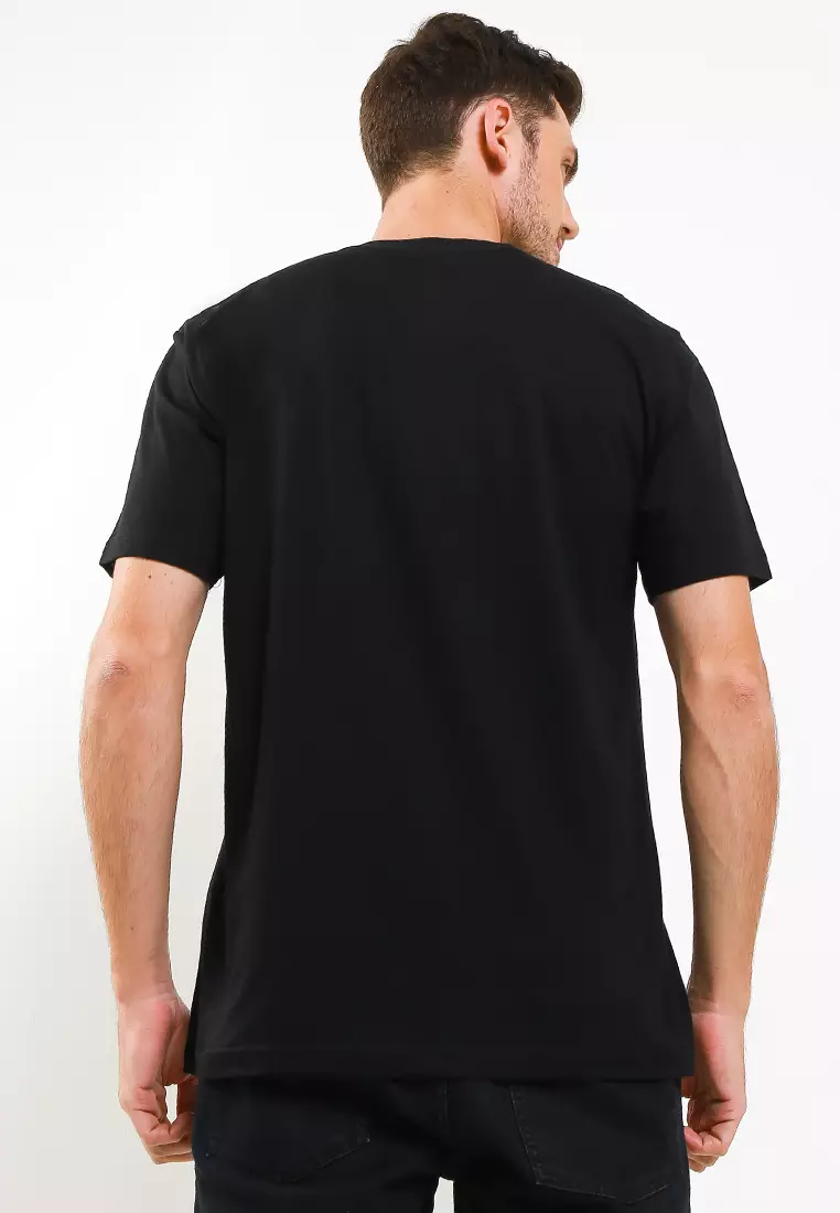 Ossu X DeeSummer T-Shirt Guns N' Roses Basic Logo Black Soft Cotton