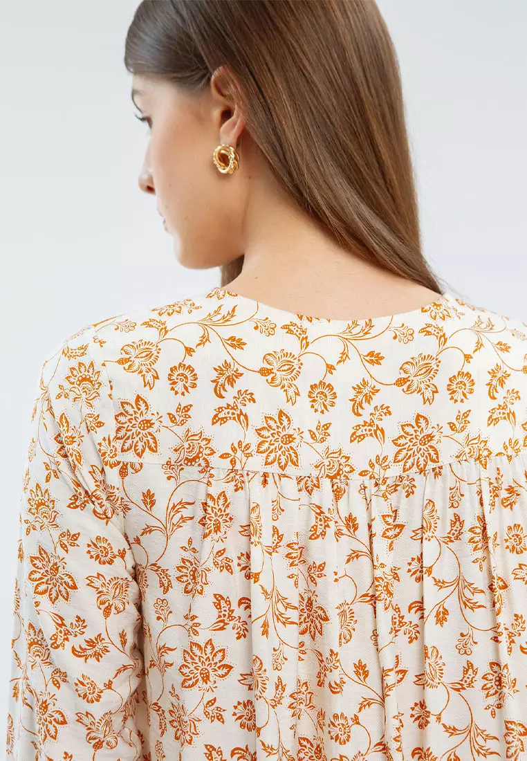 Minimal Cantika Dress Ice Ginger Warna Ice Ginger