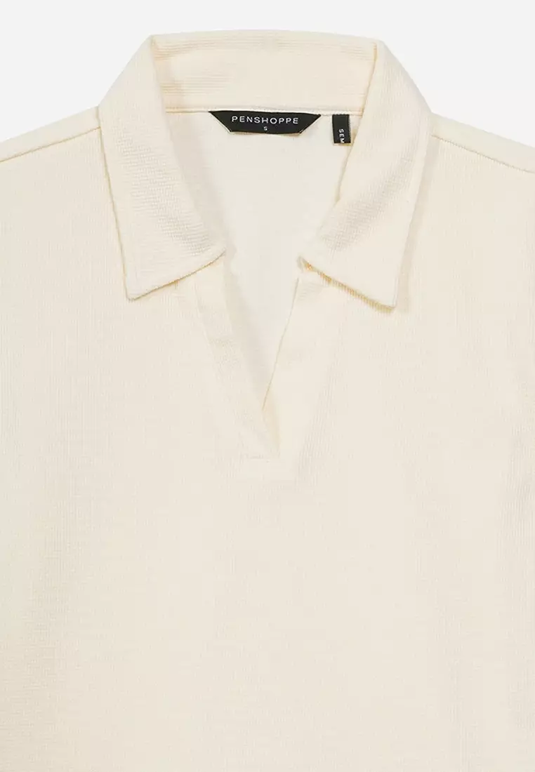 Penshoppe deals white polo