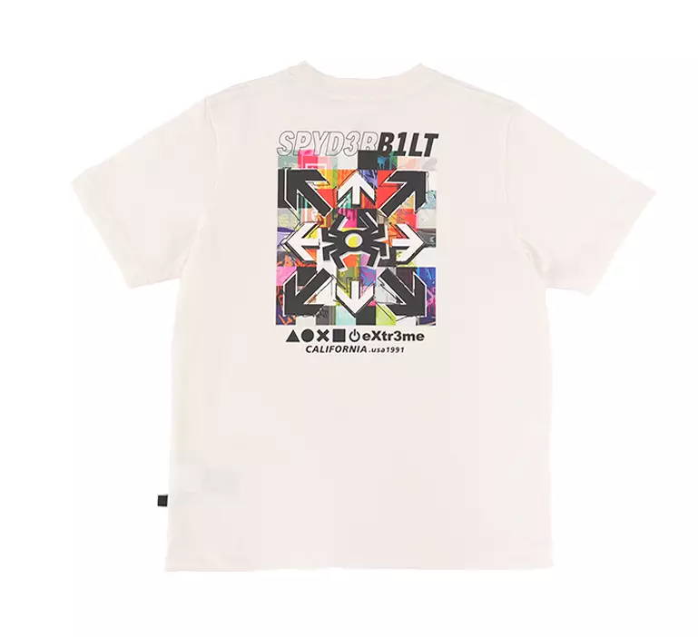 Spyderbilt Kaos lengan pendek Anak Anak Guerilla Kids Tee Planet Surf