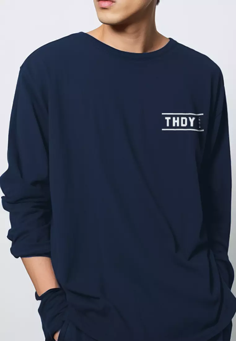 MTD81E ls thdy 90 nv T-shirt Navy