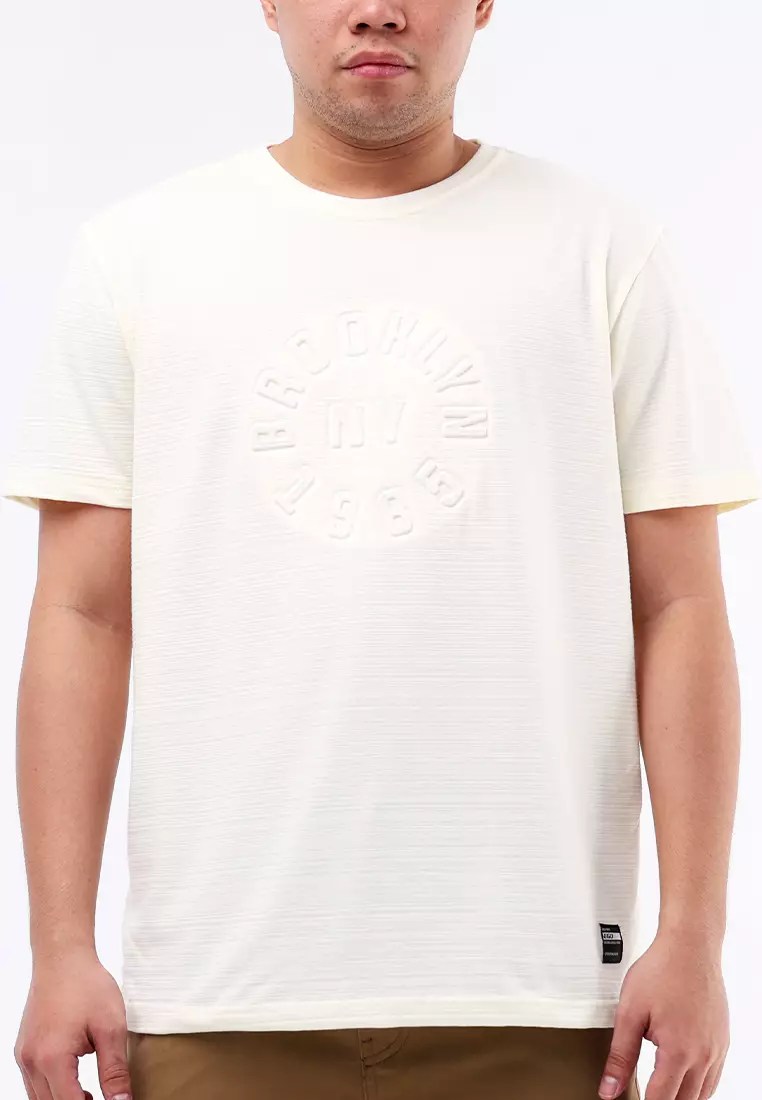 Roundneck Streaky Short Sleeve T-Shirt