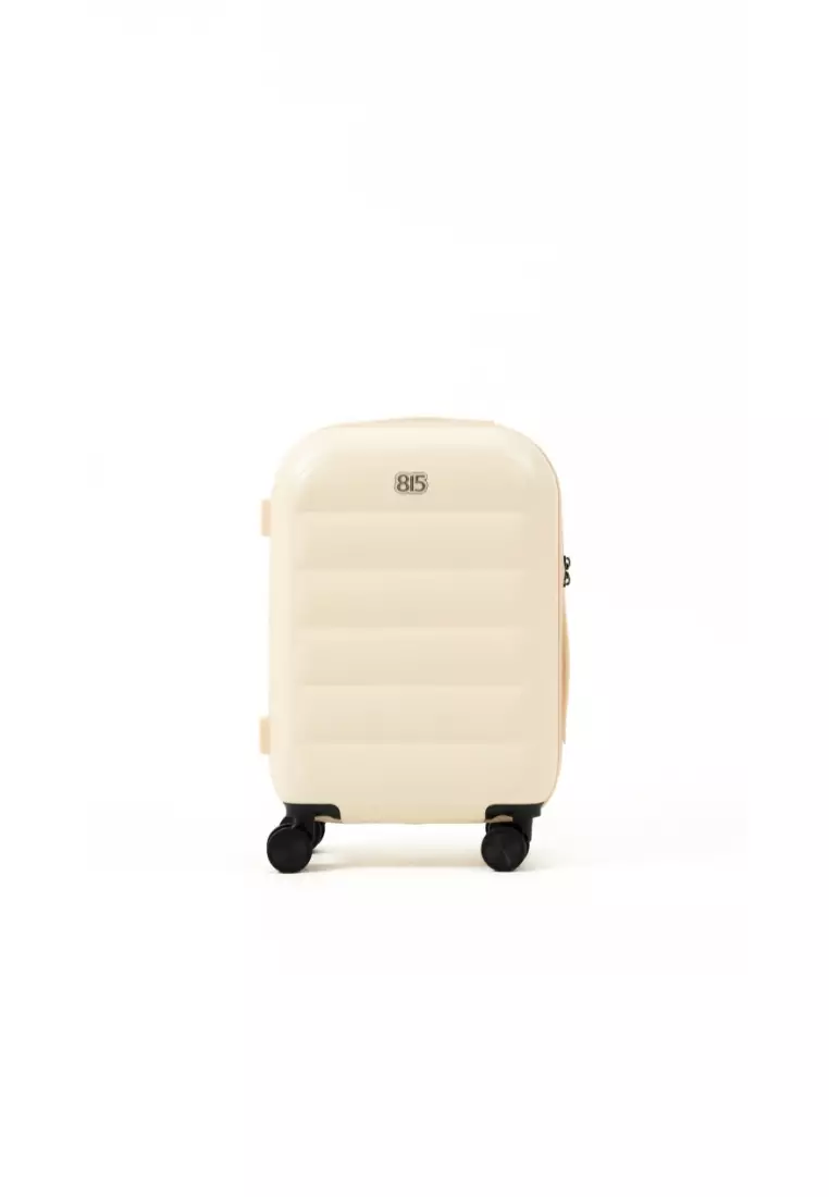 Puff 20"  Hard Case Luggage In Beige