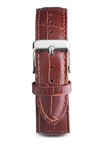 Leather Strap Silver 