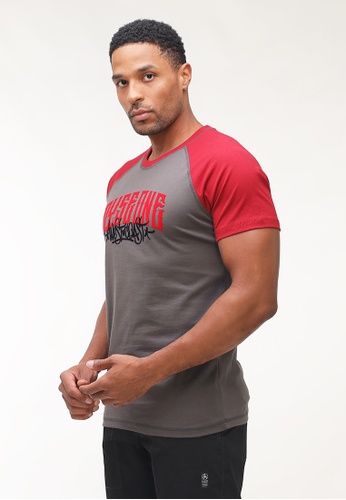 Dyse One grey Round Neck Regular Fit T-Shirt 3730DAA5F13CDAGS_1