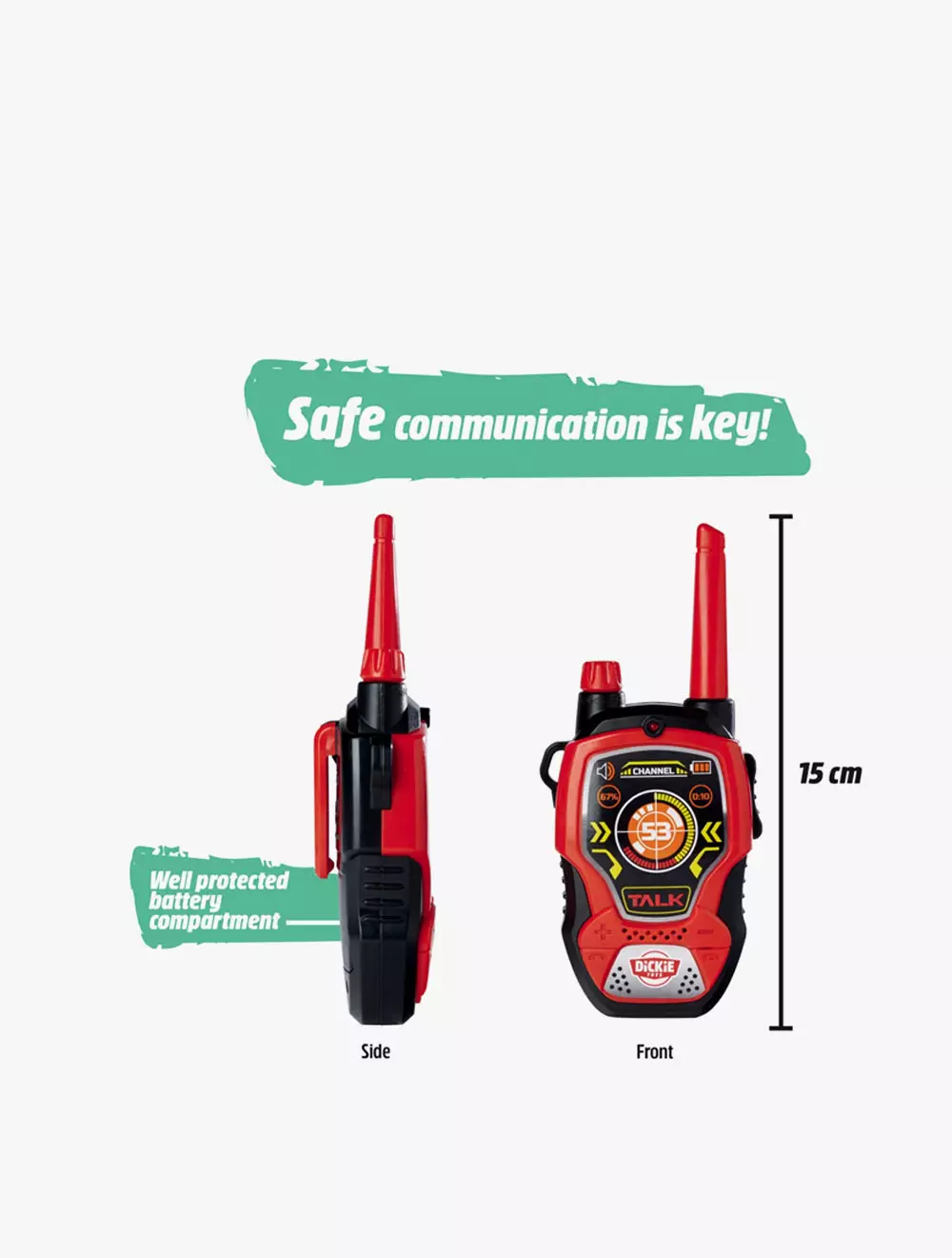 Dickie Toys Walkie Talkie Fun - DIK201118195 - Multi