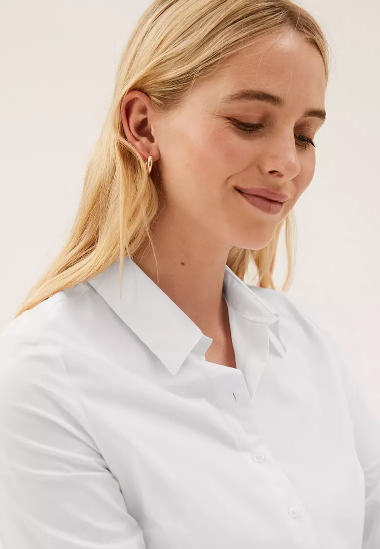 Marks and spencer ladies hotsell white shirt