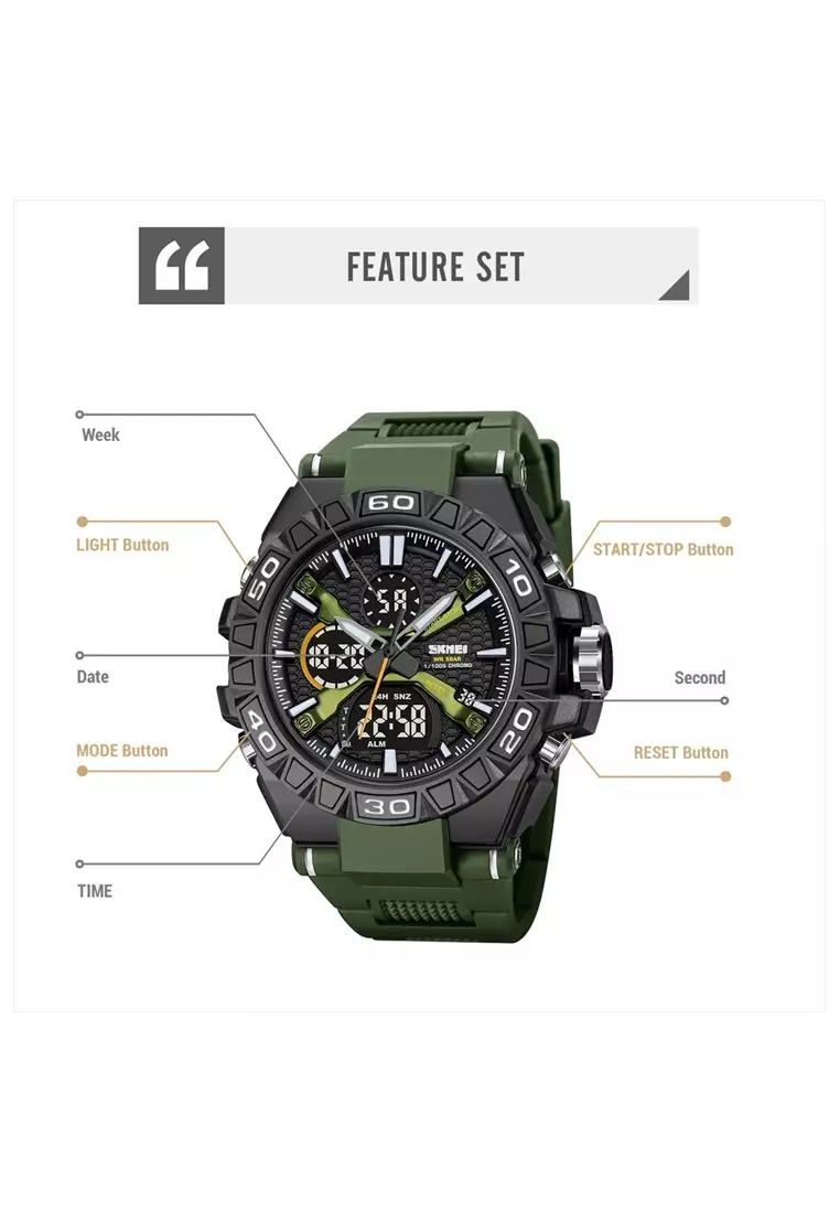 Jam Tangan Pria Analog Digital SKMEI 2220 Fashion Water Resist ORIGINAL