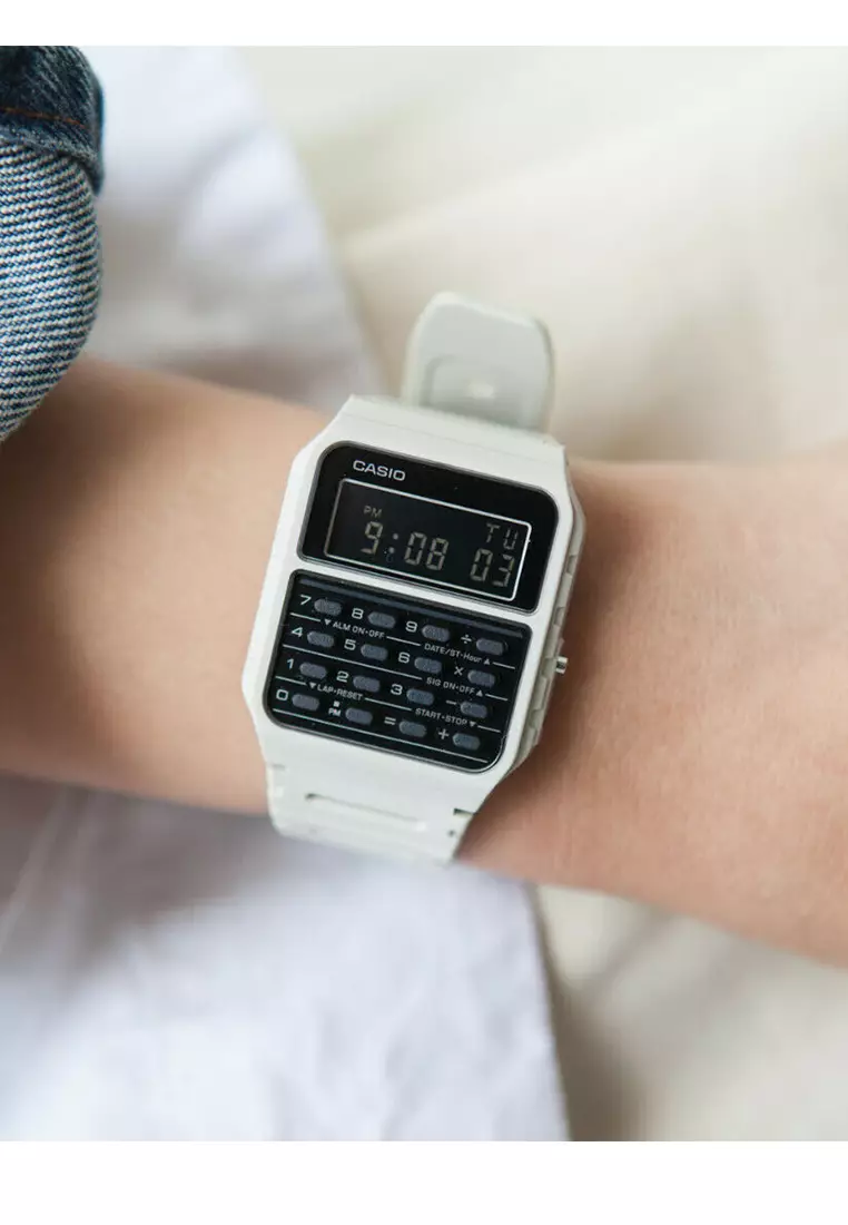 CASIO CA-53WF-8BDF WHITE CALCULATOR
