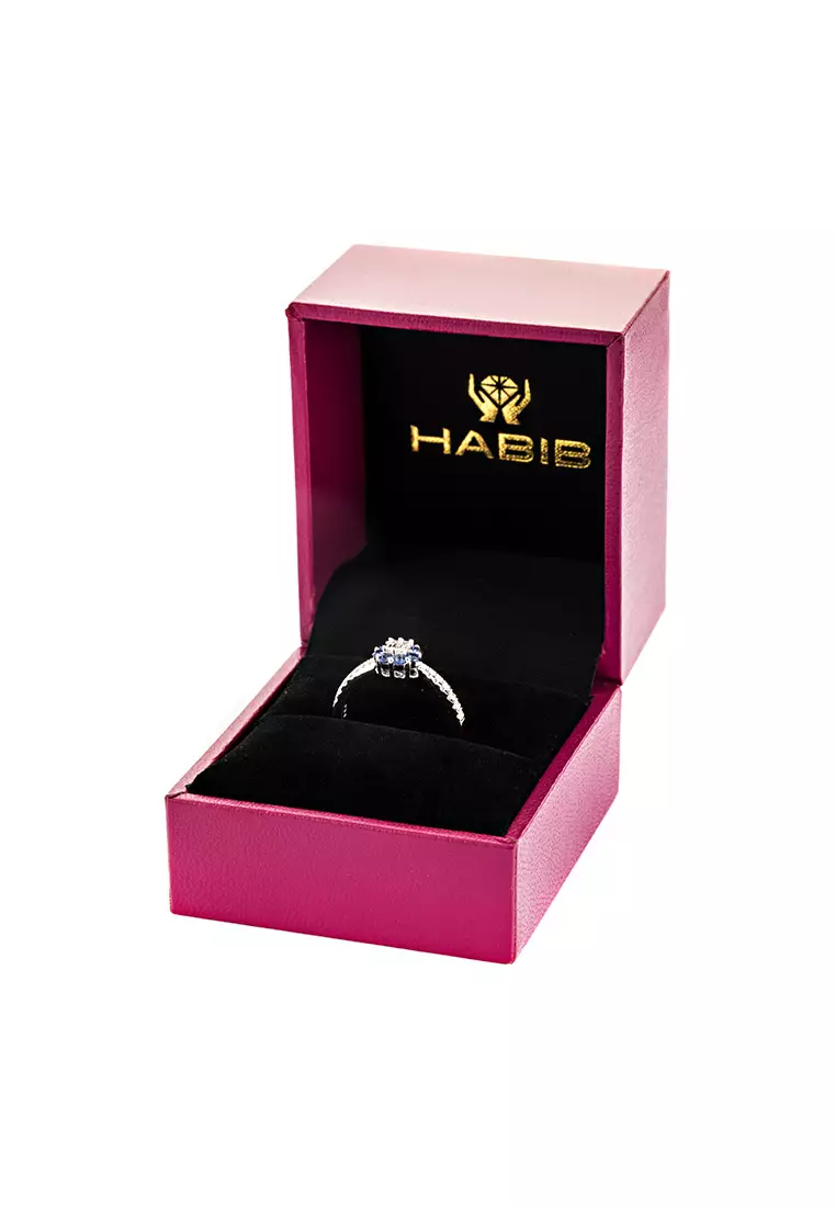 Habib Jewel Sapphire Ring Buy HABIB HABIB Baguette Cut Blue