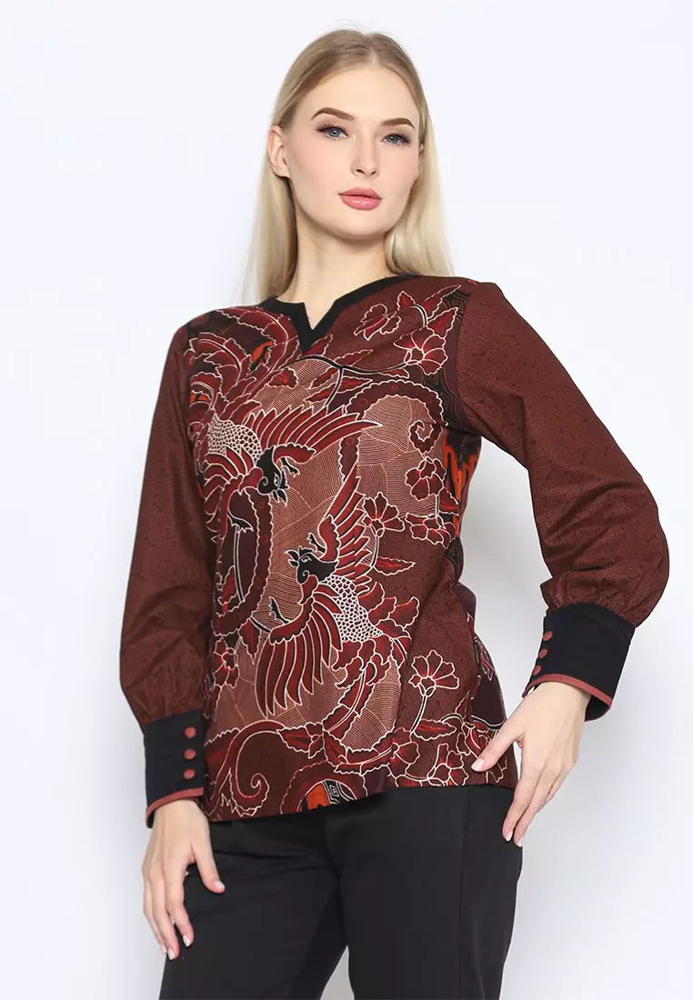 My Aksa batik Wanita Blouse Cassia Cairo