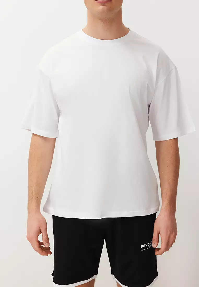 Oversized Crew Neck Printed T-Shirt