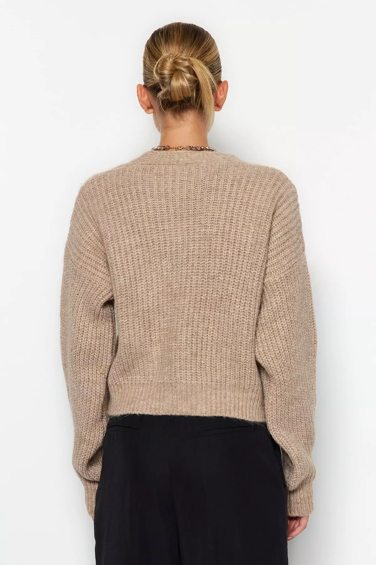 Ribbon Front Sweater