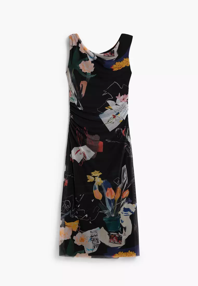 Midi dress collage