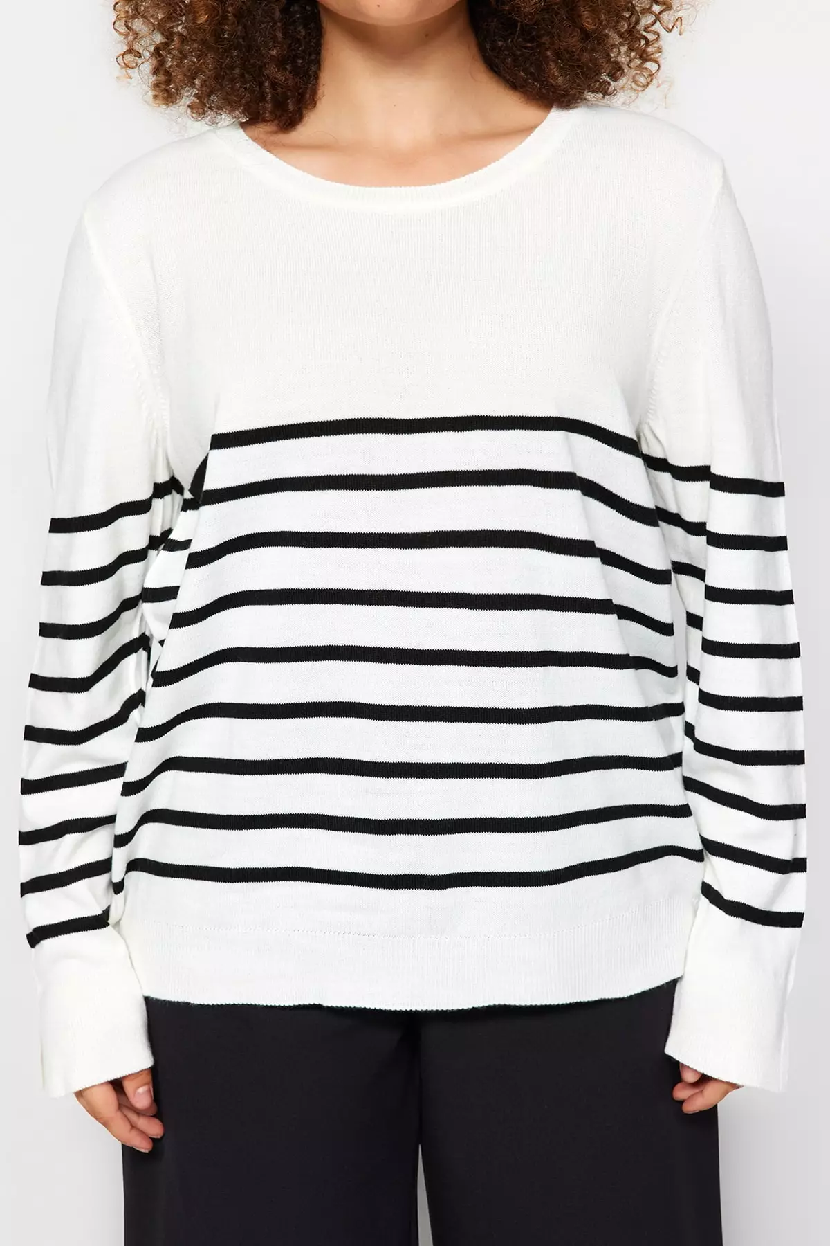 Striped Knitwear Sweater