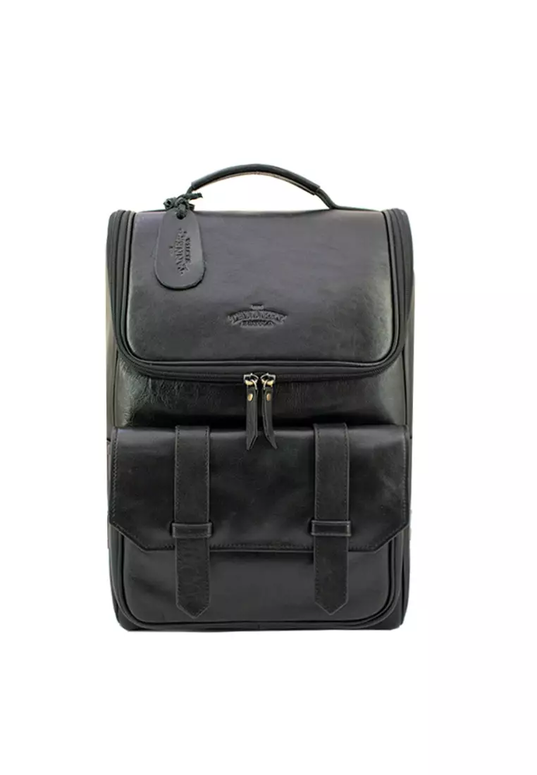Buy The Tannery Manila Aaron, Leather Backpack 2024 Online ZALORA