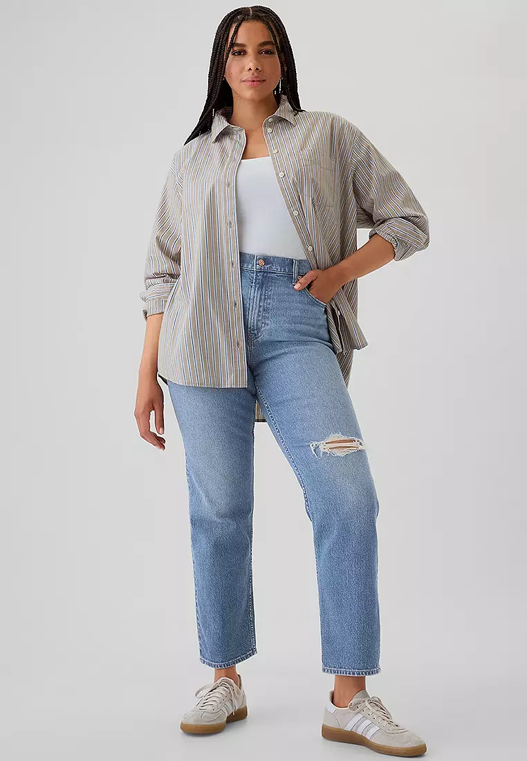 90s Straight High Rise Jeans