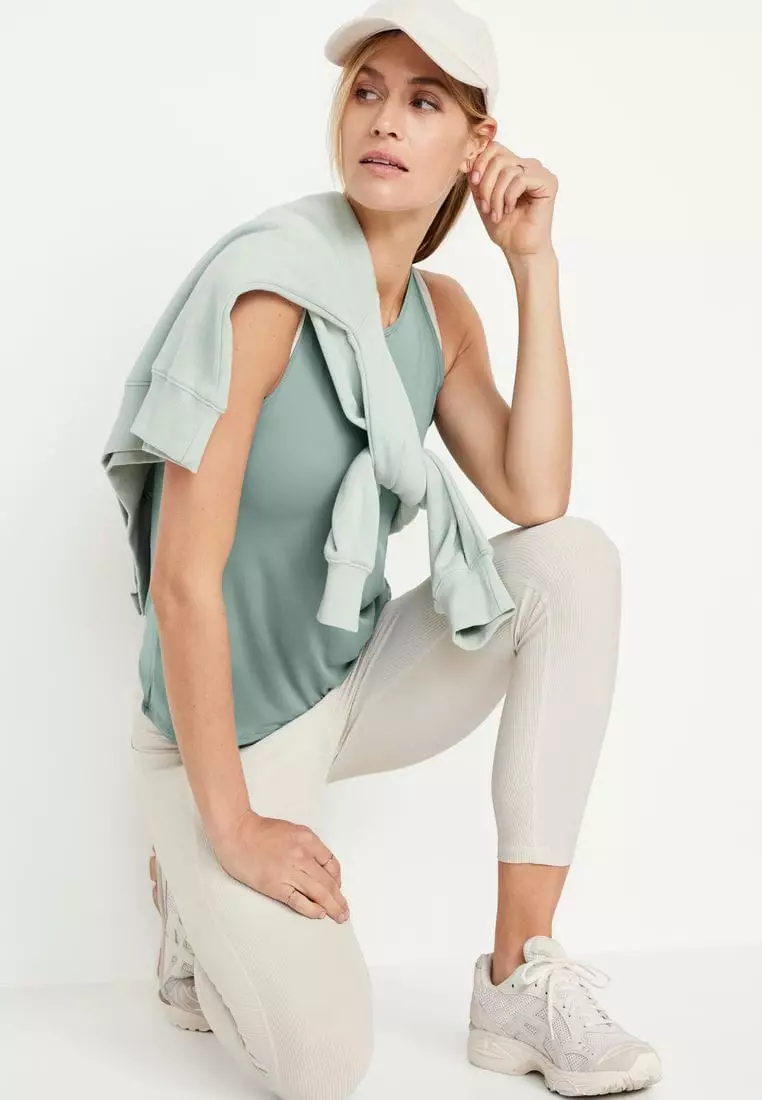 Flowform Cutout-Back Tank Top For Women