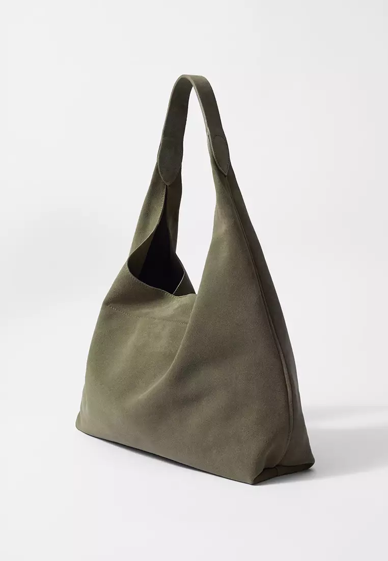 Large Suede Tote Bag